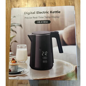 Digital Electric Kettle 1L Temperature Control Stainless Steel NEW!